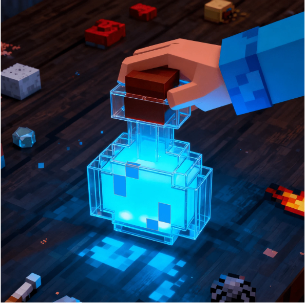 Minecraft LED Potion Night Light