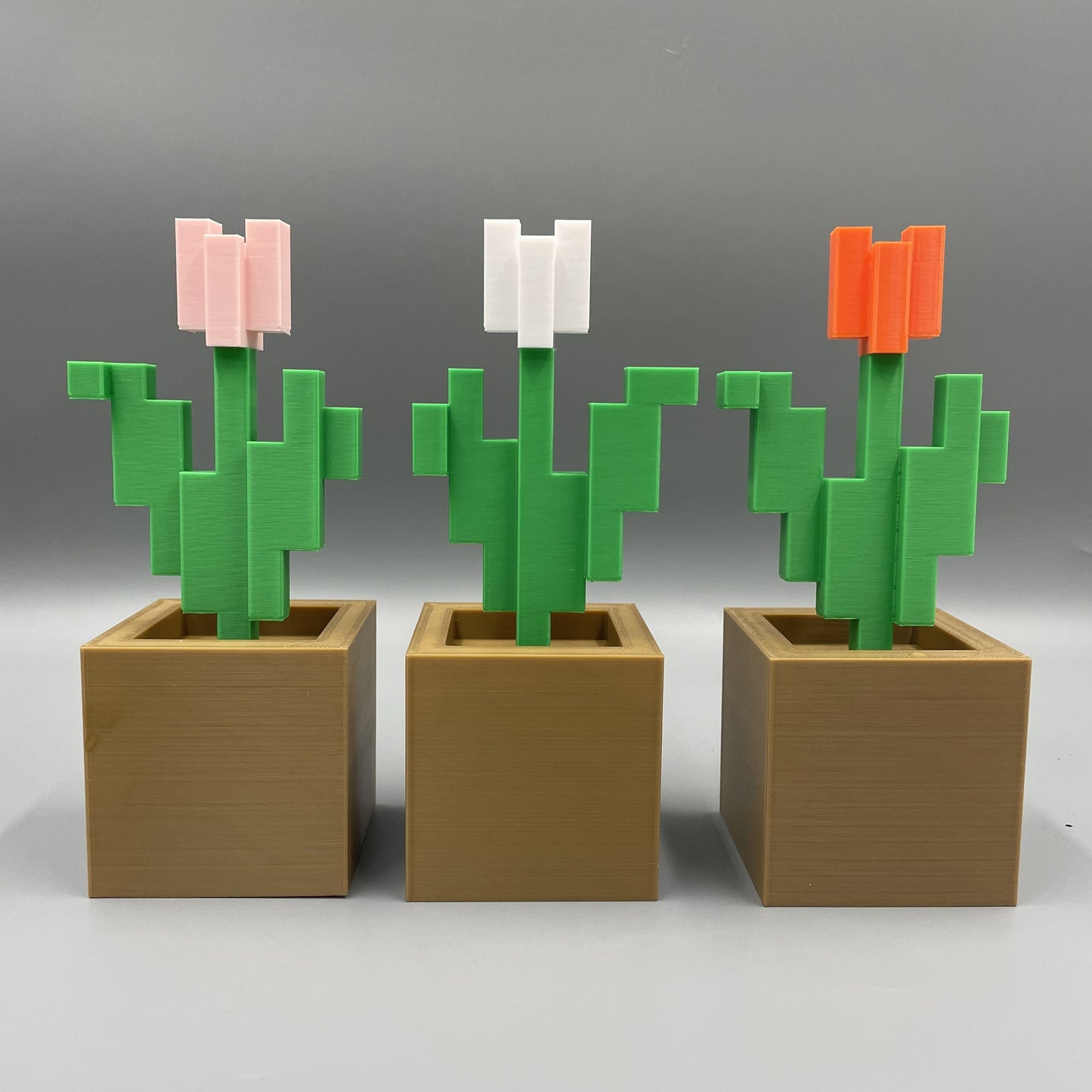 Minecraft 3D Flower Blocks