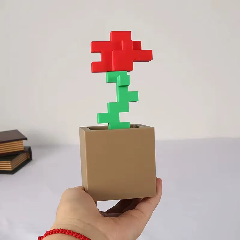 Minecraft 3D Flower Blocks