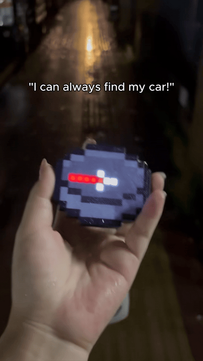 Minecraft LED Compass Keychain