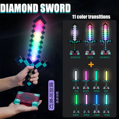 Minecraft Diamond Sword LED Light