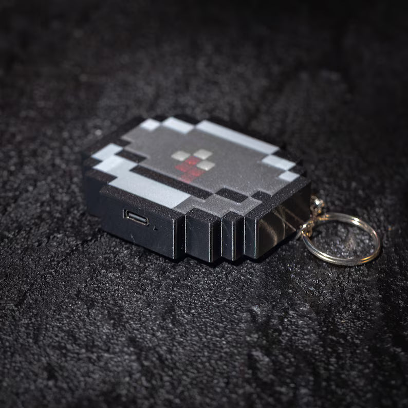 Minecraft LED Compass Keychain