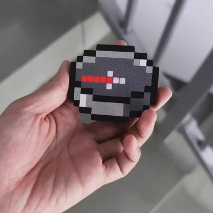 Minecraft LED Compass Keychain