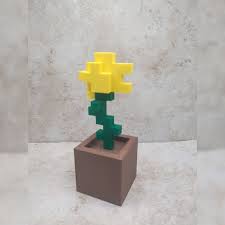 Minecraft 3D Flower Blocks