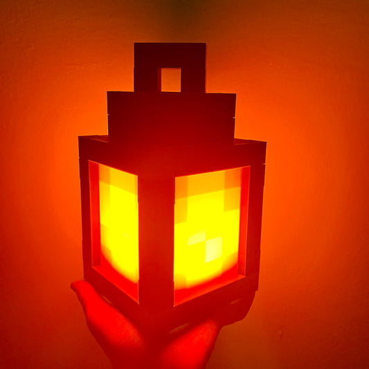 Minecraft LED Lantern with Remote Control